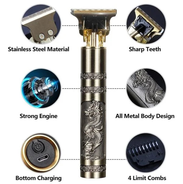 T9 Trimmer Plastic Body | Electric Shaver Man Cordless Hair Beard Trimmer For Men Haircut Shaving Machine Tools Barber Accessories | Hair Trimmer