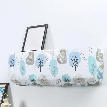 Ac Protective Dust Cover Cute Cartoon Printing Dust Cover for air condition (Random design & Color)1 ton