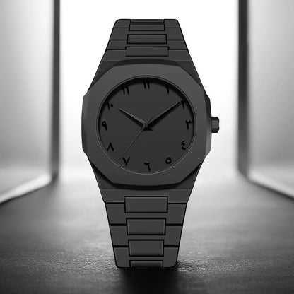 Full BLACK AURA Quartz Watch – Lightweight Design, , Premium Quality & Finish – Best Quality Analog Watch For Boys – Watch For Men | Full Black Color Watch – Without Box
