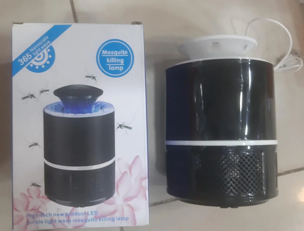 Mosquito Trap with Killer Lamp | Eco Friendly Chemical Free USB Connected UV LED Light Fly Bug Di-Speller with Suction Fan Repellent Lamp (Random color)