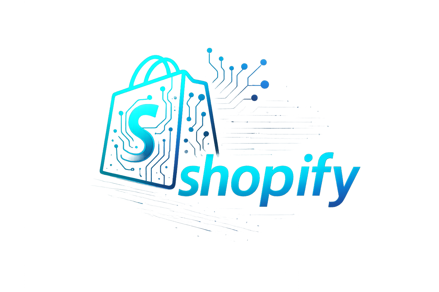 make a logo shopify but using cool AI tools