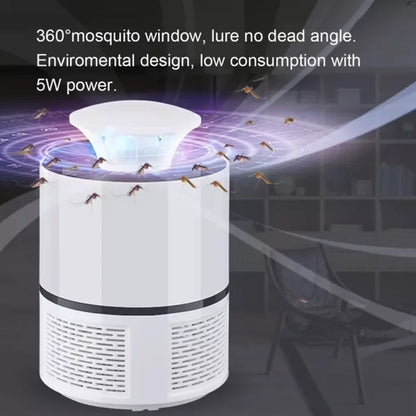Mosquito Trap with Killer Lamp | Eco Friendly Chemical Free USB Connected UV LED Light Fly Bug Di-Speller with Suction Fan Repellent Lamp (Random color)
