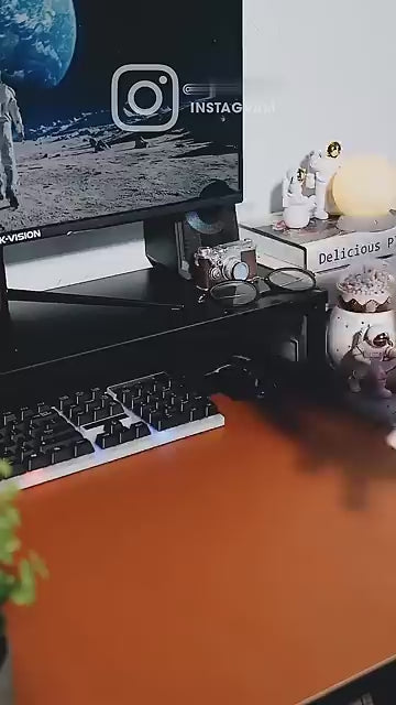 G Shaped RGB Light Table Lamp With Wireless Charger